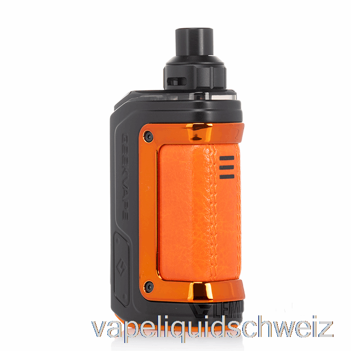 Geek Vape H45 Aegis Hero 2 45W Pod Mod Kit Schwarz Orange Vape Liquid E-Liquid Schweiz